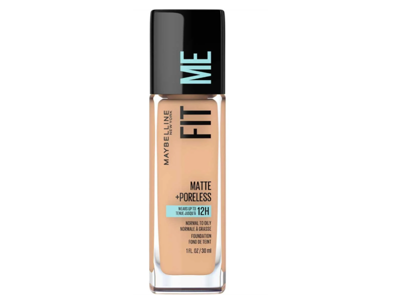 Maybelline New York Fit Me Matte+Poreless Foundation, 115 Ivory, 1 fl oz/30 mL