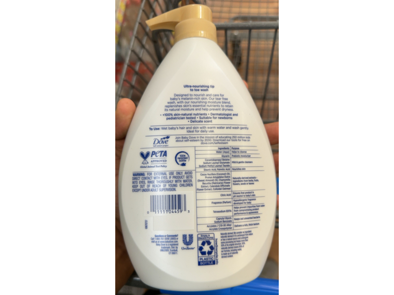 Baby Dove Melanin-Rich Skin Nourishment Wash, 34 fl oz/1 L