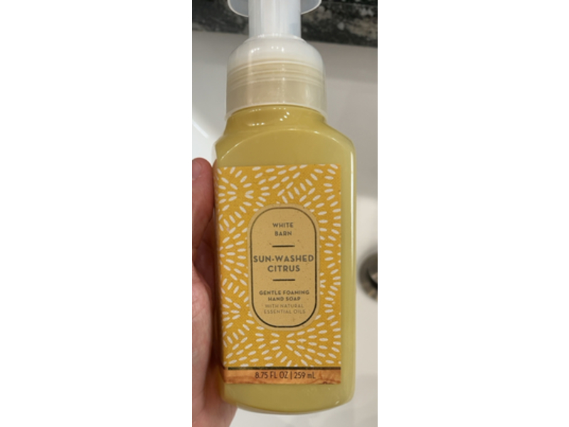 White Barn Sun-washed Citrus Gentle Foaming Hand Soap, Essential Oils, 8.75 fl oz/259 mL