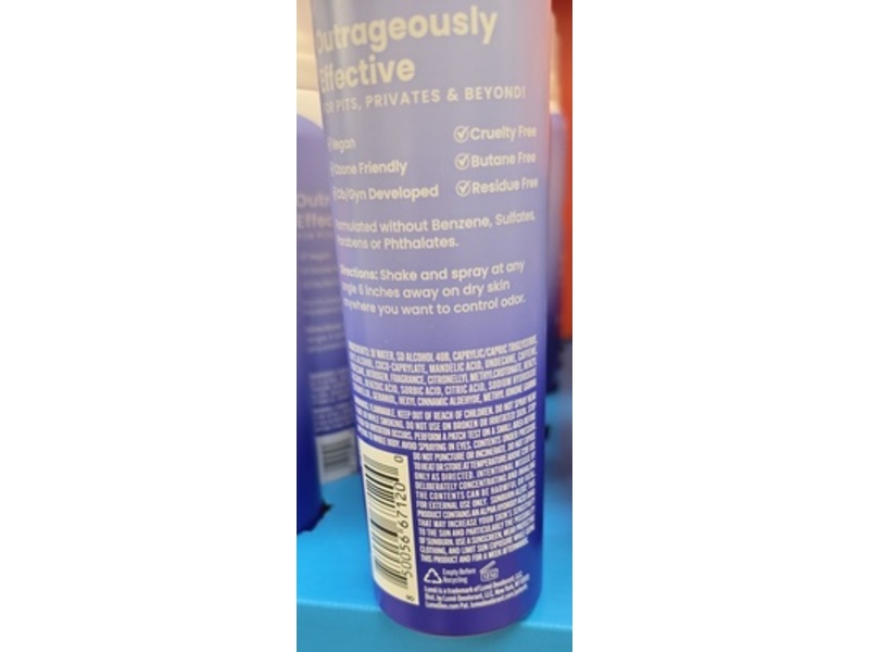 Lume Whole Body Deodorant Invisible Spray, Soft Powder, 3.6 oz/102 g