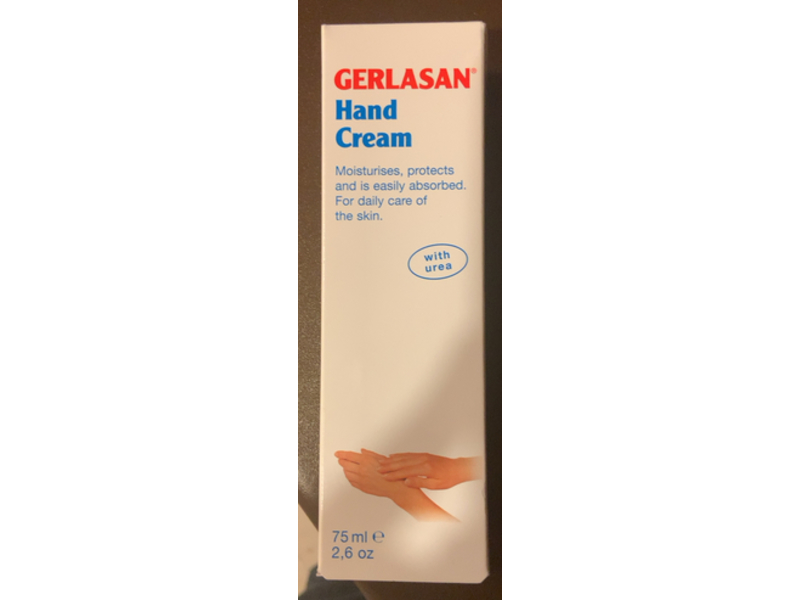 Gerlasan Hand Cream, Urea, 2.6 oz/75 mL