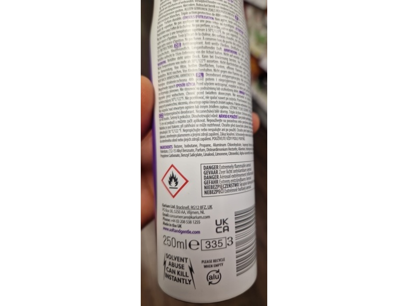 Soft & Gentle Pure Bouquet Anti-Perspirant Deodorant, Waterlily & White Peach, 250 mL