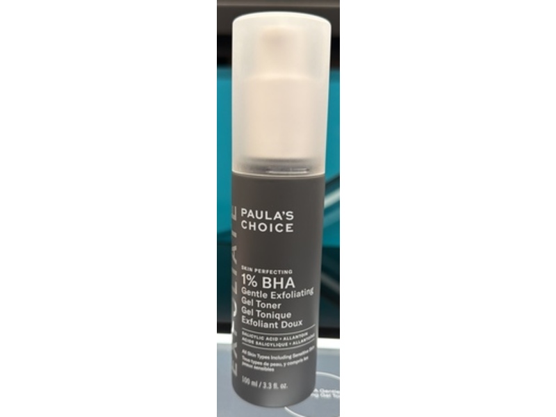 Paula's Choice Skin Perfecting Gentle Exfoliating Gel Toner, 1% BHA, Salicylic Acid + Allantoin, 3.3 fl oz/100 mL
