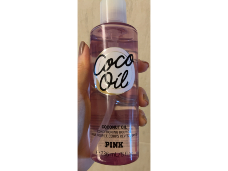 Victoria's Secret Beauty Conditioning Coconut Body Oil, Pink, 8 fl oz/236 mL