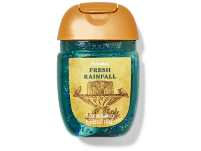 Bath & Body Works Anti Bacterial Hand Gel, Fresh Rainfall, 1 fl oz/29 mL