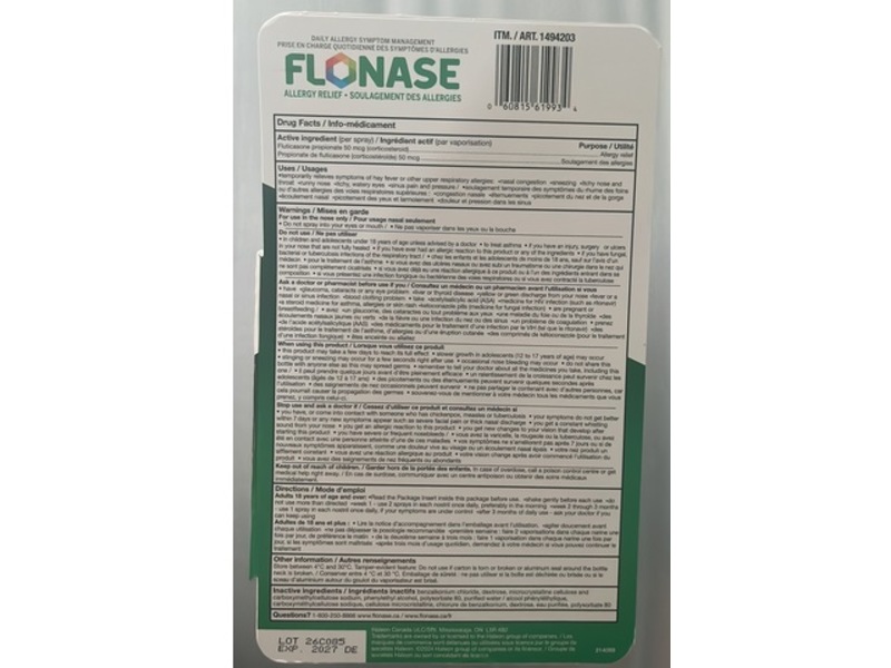 Flonase Allergy Relief Nasal Spray, Pack Of 3