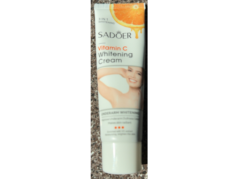 Sadoer 3 In 1 Vitamin C Underarm Whitening Cream, 1.76 oz/50 g
