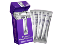 Dr. Dent Purple Mouthwash, Fresh Mint, 0.4 fl oz/12 mL, 20 Count - thumbnail 1