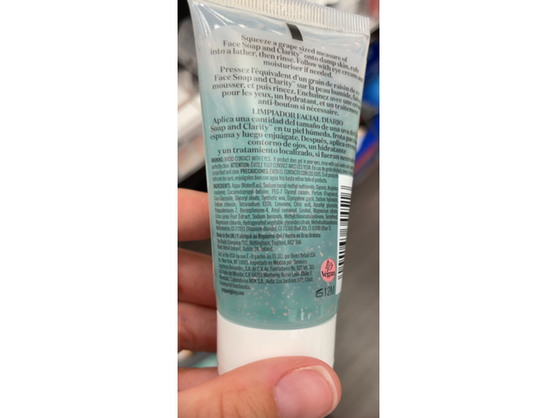 Soap & Glory Face Soap & Clarity Facial Wash, Vitamin C, 1.69 fl oz/50 mL