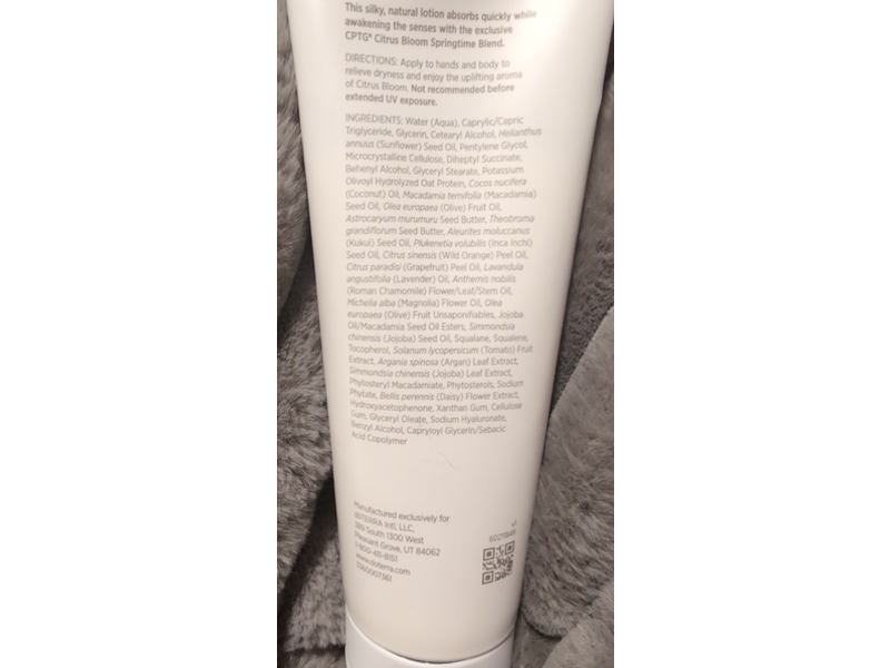 Doterra's Hand & Body Lotion, Citrus Bloom, 6.7 fl oz/200 mL