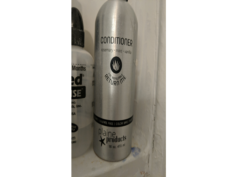 Plaine Products Conditioner, Rosemary, Mint, Vanilla, 16 oz/473 mL