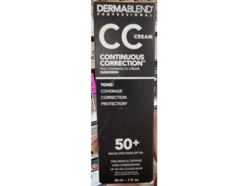 Dermablend Continuous Correction Cc Cream, SPF 50+, 35N Medium Skin Tones, 1 fl oz/30 mL