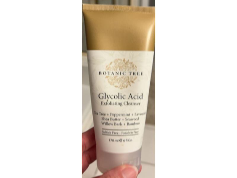 Botanic Tree Glycolic Acid Exfoliating Cleanser, 6 fl oz/170 mL