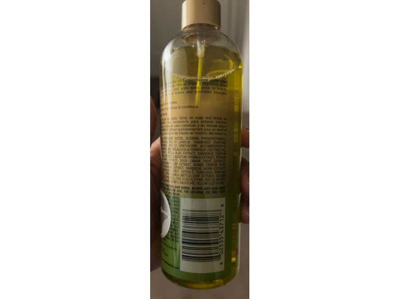 African Pride Braid Sheen Spray, Extra Shine, 12 fl oz/355 mL