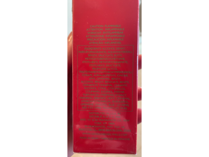 Giorgio Beverly Hills Eau de Toilette, Red, 1.7 fl oz/50 mL