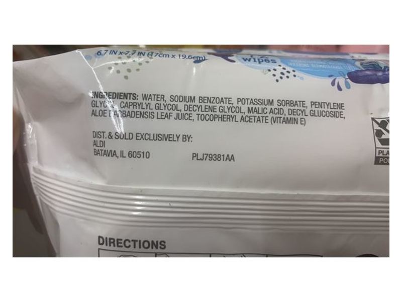 Little Journey H2O Baby Wipes, 72 Ct