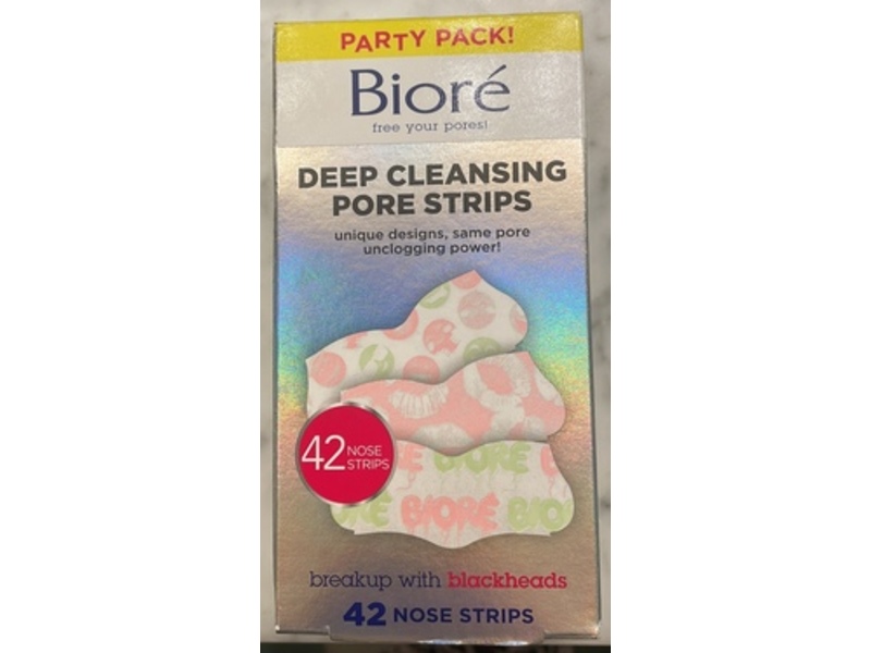 Biore Deep Cleansing Pore Nose Strips, 42 Count