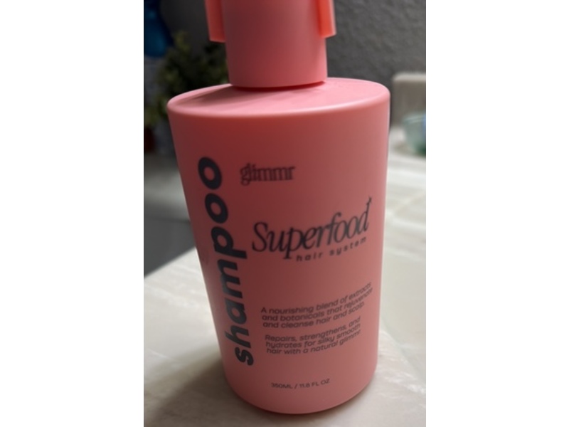 Glimmr Superfood Shampoo, 11.8 fl oz/350 mL