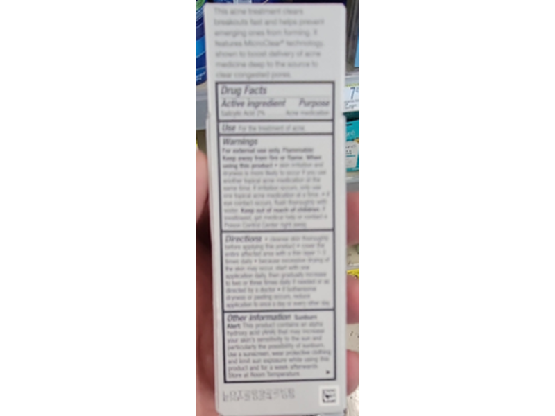 Neutogena Rapid Clear Acne Eliminating Spot Gel, 0.5 fl oz/15 mL