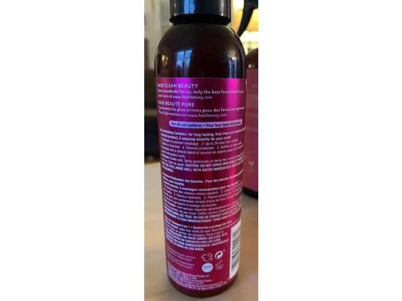 Hask Curl Care 3-In-1 Leave-In Spray, 6 fl oz/175 mL, Pack Of 2