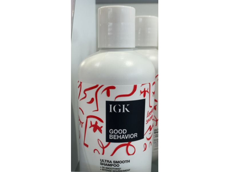 Igk Good Behavior Ultra Smooth Shampoo, 8 fl oz/236 mL