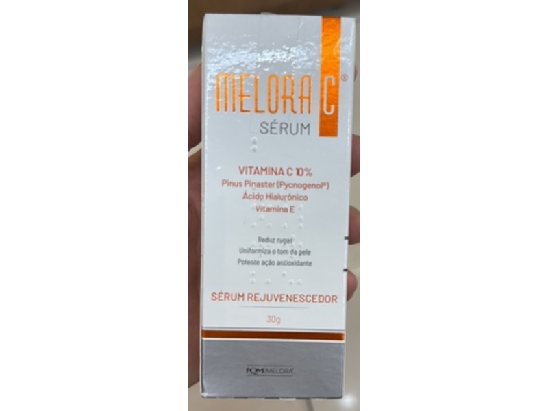 Melora C Serum, Vitamin C 10%, Hyaluronic Acid & Vitamin E, 30 g