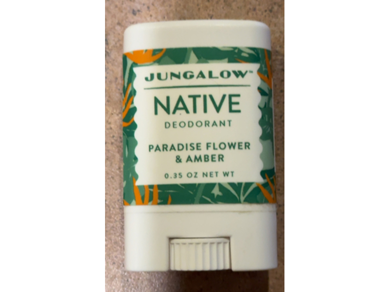 Native Jungalow Deodorant, Paradise Flower & Amber, 0.35 oz