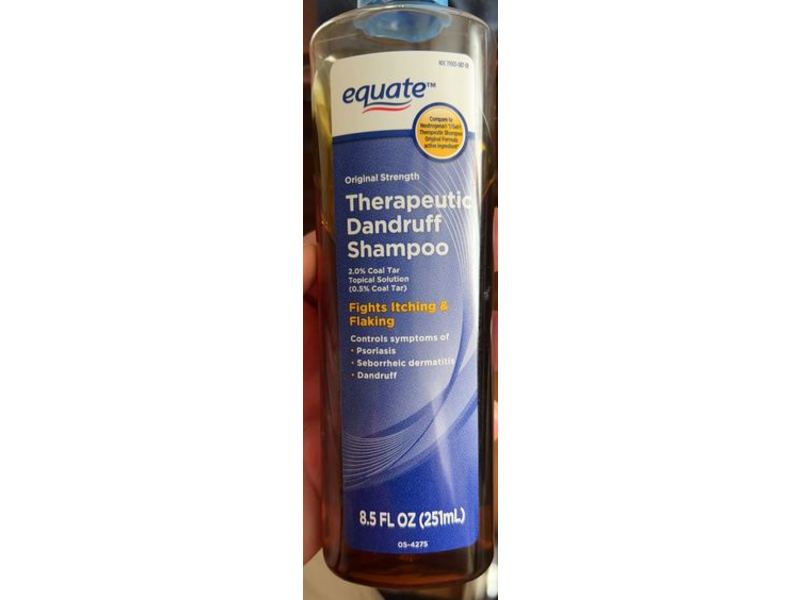Equate Therapeutic Dandruff Shampoo, Original Strength, 8.5 fl oz/251 mL