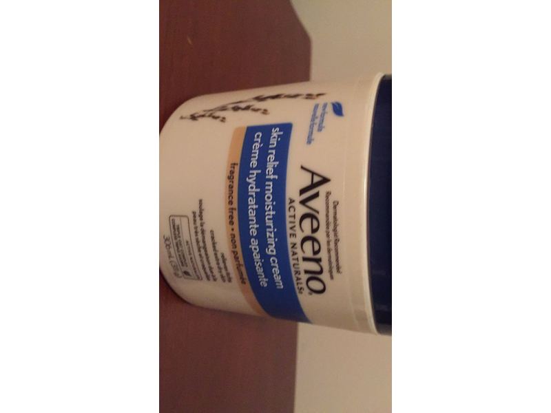 Aveeno Skin Relief Moisturizing Cream, Fragrance Free, 306 mL.