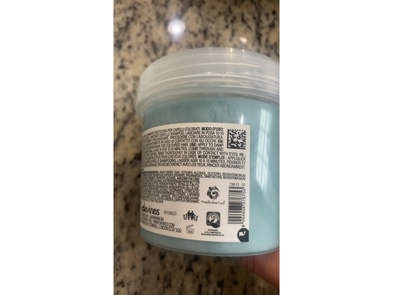 Davines Minu Hair Mask, Caper Blossom Extract, 8.45 fl oz/250 mL