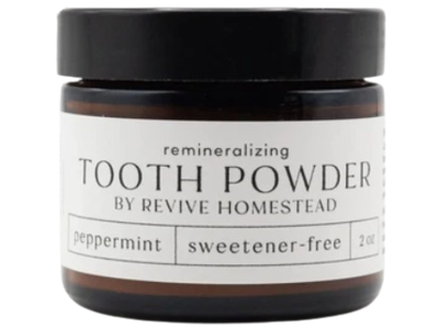 Revive Homestead Tooth Powder, Peppermint, 2 fl oz