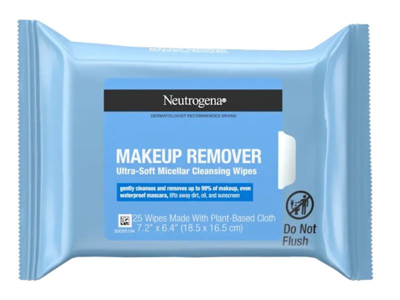 Neutrogena Makeup Remover Cleansing Wipes, 25 Count, Pack Of 2