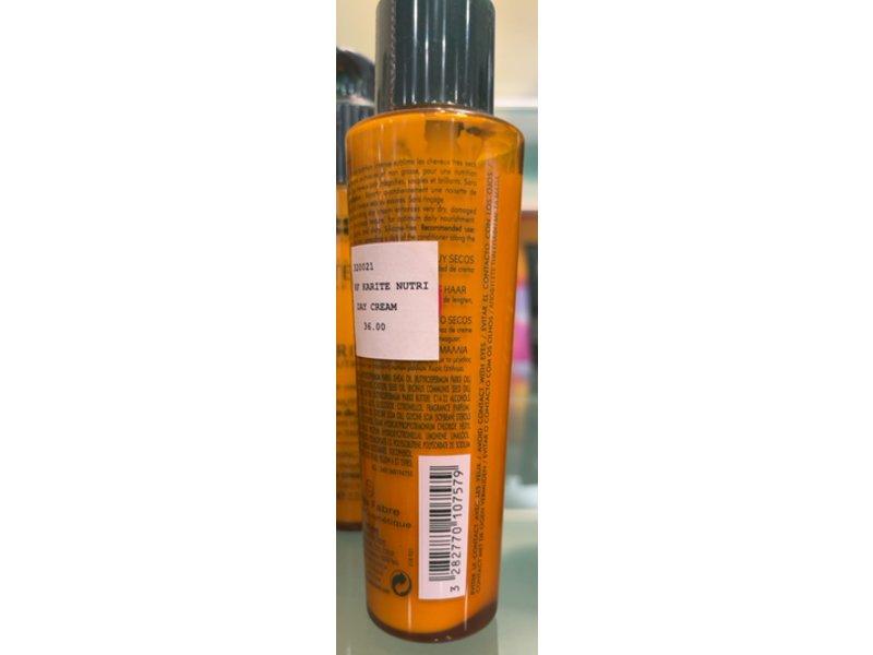 Rene Furterer Paris Karite Nutri Intense Nourishing Ritual Day Cream, 3.3 fl oz/100 mL