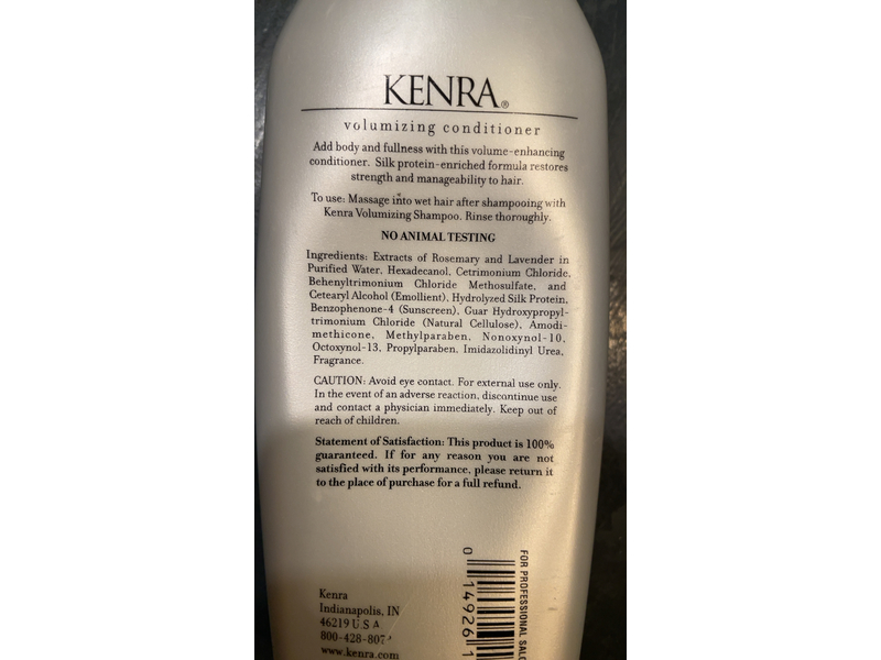 Kenra Volumizing Conditioner, 10.1 fl oz/300 mL