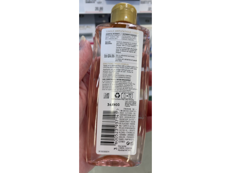 L'Oreal Paris Age Perfect Refreshing Toner, Vitamin (E) C+ Vitamin (E) B5, 200 mL
