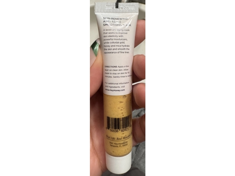 Hey Honey Show Your Glow Beauty Mask, Colloidal Gold & Honey, 0.6 fl oz/20 mL