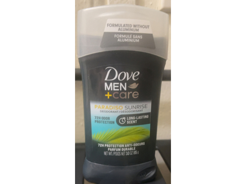 Dove Men +Care Paradiso Sunrise Deodorant, 3.0 oz/85 g, Pack Of 3