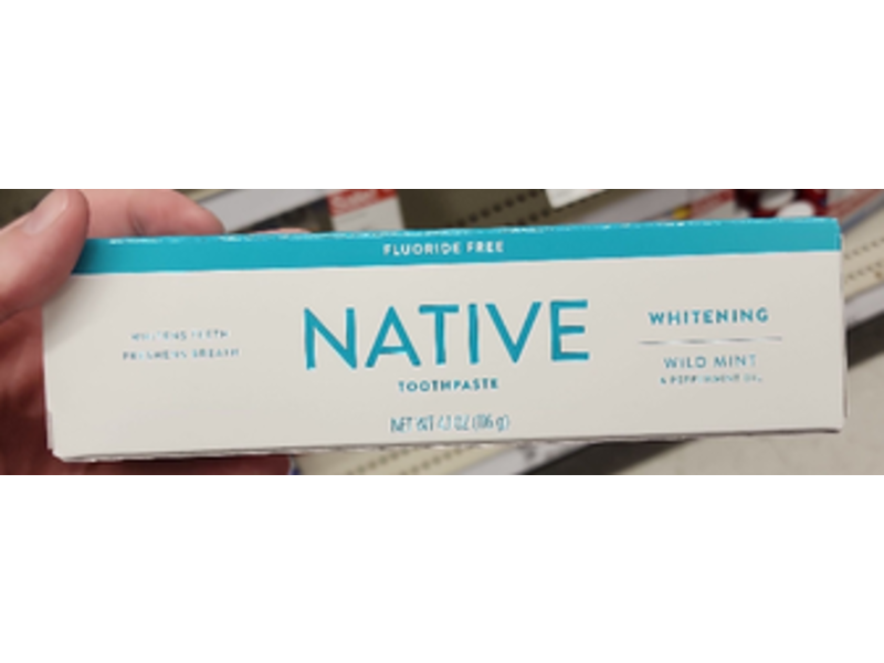 Native Whitening Toothpaste, Wild Mint & Peppermint,4.1 oz/116 g