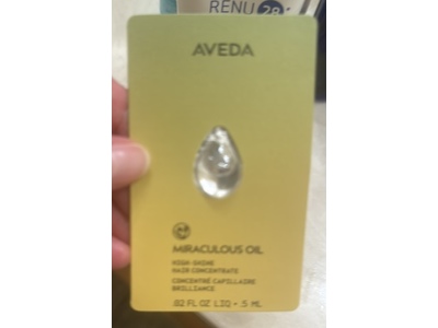 Aveda Miraculous Oil High Shine Hair Concentrate , 0.82 fl oz/5 mL