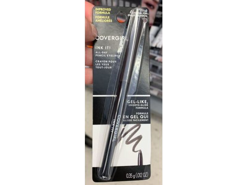 CoverGirl Ink It! All-Day Pencil Eyeliner, 250 Charcoal Ink, 0.12 oz/0.35 g