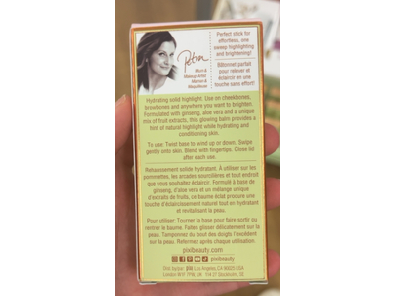 Pixi On-The-Glow Superglow Highlight Moisture Stick, Petal Dew, 0.6 oz/19 g