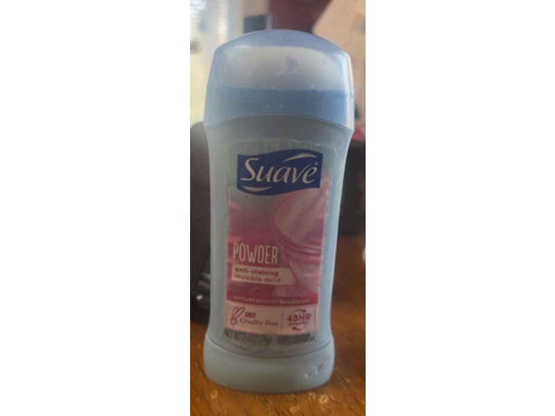 Suave Antiperspirant Deodorant, Powder, 2.60 oz/74 g, Pack of 6