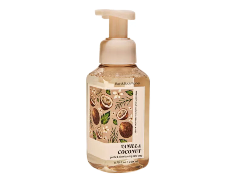 Bath & Body Works Gentle & Clean Foaming Hand Soap, Vanilla Coconut, 8.75 fl oz/259 mL.