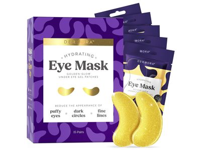 Dermora Hydrating Eye Mask, Perkier Peepers, 15 Pair