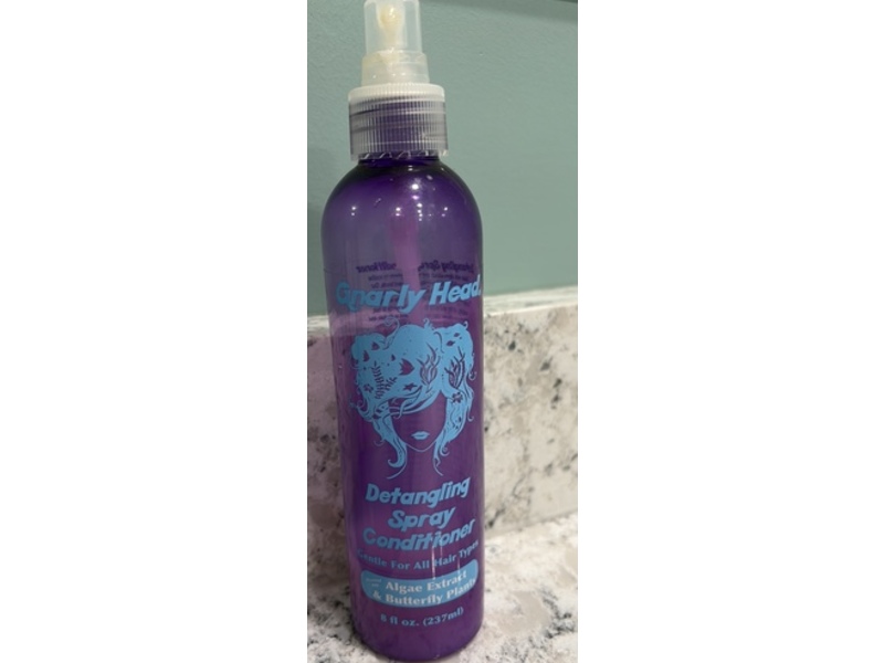 Tropical Seas Gnarly Head Detangling Spray Conditioner, Algae Extract & Butterfly Plants, 8 fl oz/237 mL
