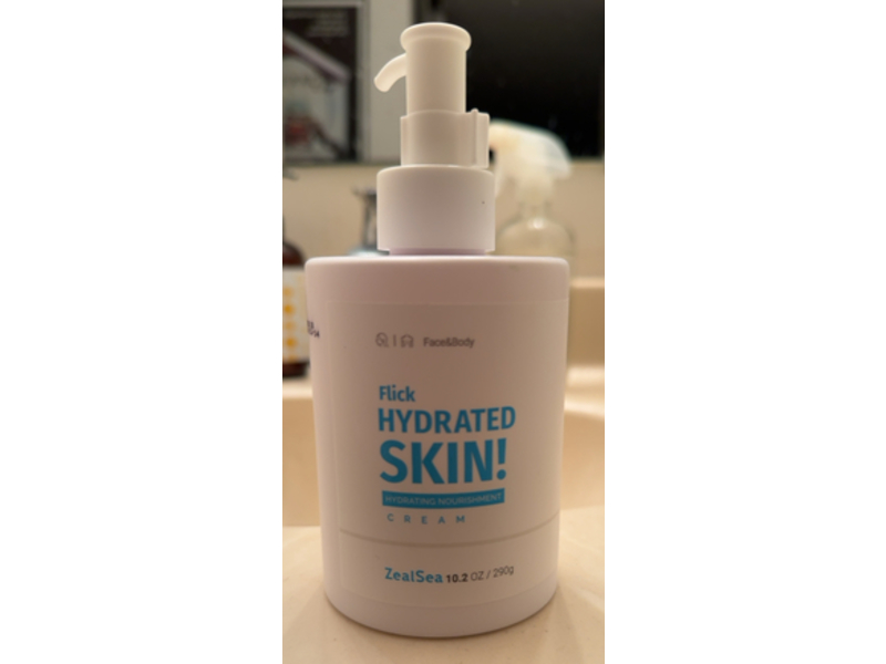 ZealSea Flick Hydrating Skin Face & Body Hydrating Nourishment Cream, 10.2 oz/290 g