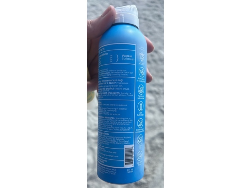 Florida Glow Sunscreen Continous Spray, SPF 30, 5.5 fl oz/162 mL