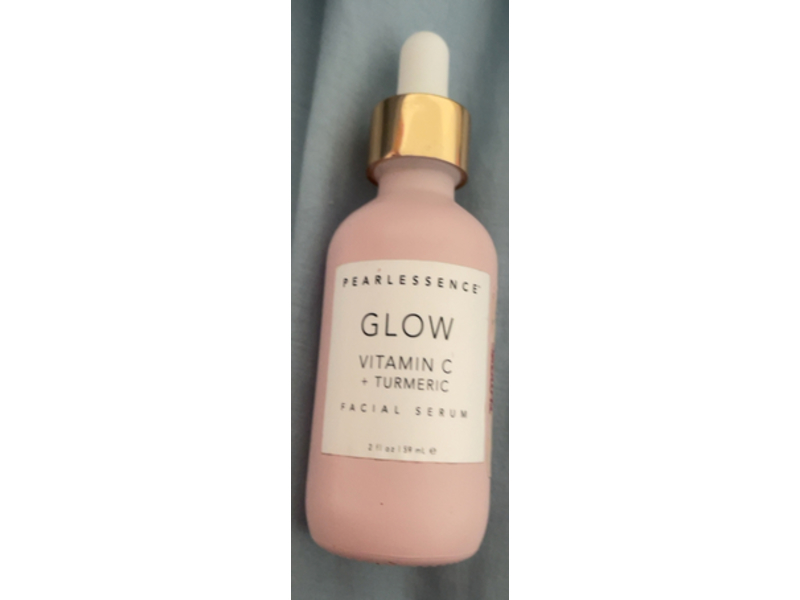 Pearlessence Glow Facial Serum, Vitamin C + Turmeric, 2 fl oz/59 mL