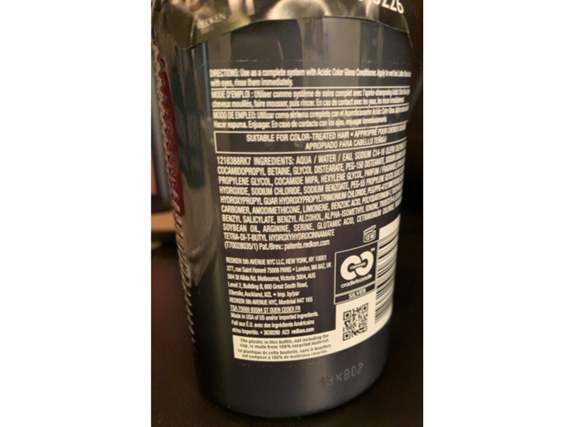 Redken Acidic Color Gloss Shampoo, 10.1 fl oz/300 mL