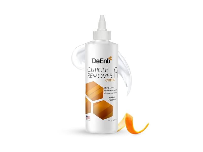 DeEnti Cuticle Remover Gel, Citrus, 8 fl oz/237 mL